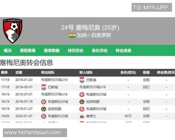 英媒曝塞梅尼奥解约金超6500万伯恩茅斯积极寻觅新援 英媒曝塞梅尼奥解约金超6500万伯恩茅斯积极寻觅新援